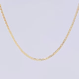 Cadena Escalera Plana ~ Oro Amarillo 18k