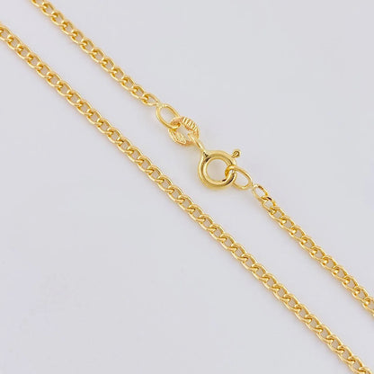 Cadena Cubana 2.03g ~ Oro Amarillo 18K