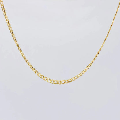 Cadena Cubana 2.03g ~ Oro Amarillo 18K