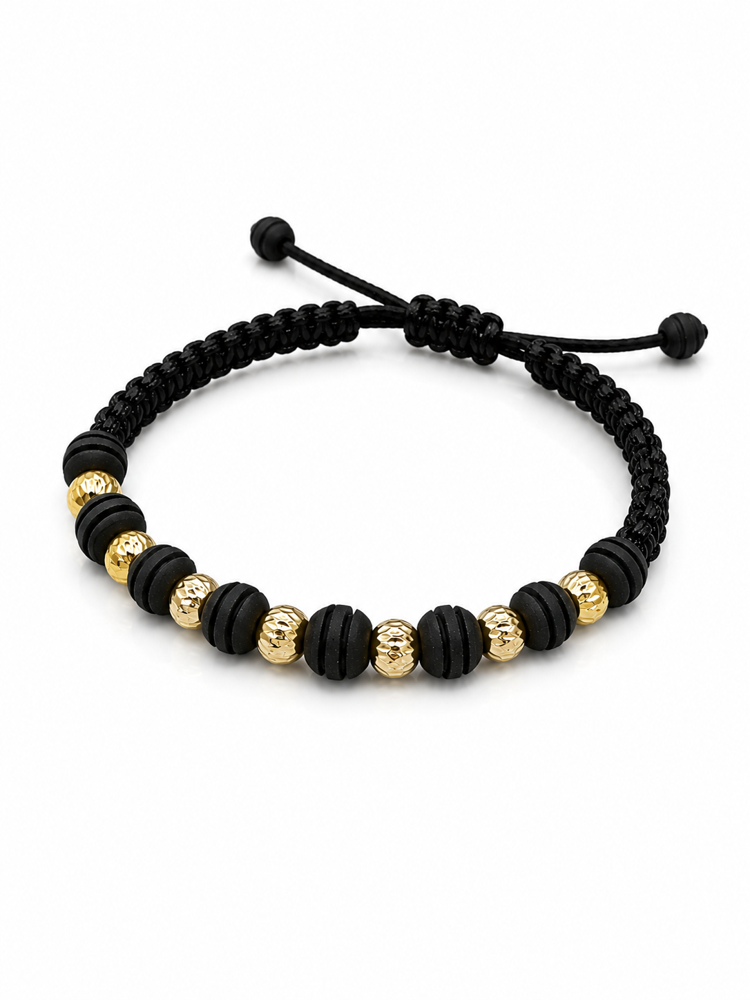 Pulsera 7 balines - 5mm Oro 18k amarillo