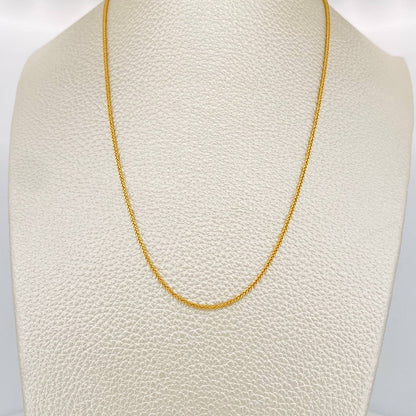 Cadena Franco Oro Amarillo 18k