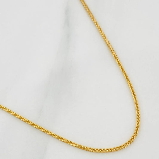 Cadena Franco Oro Amarillo 18k